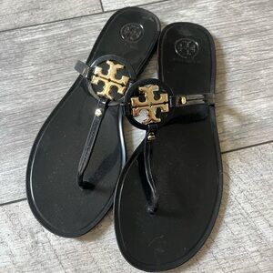 Black Tory Burch jelly sandals size 8